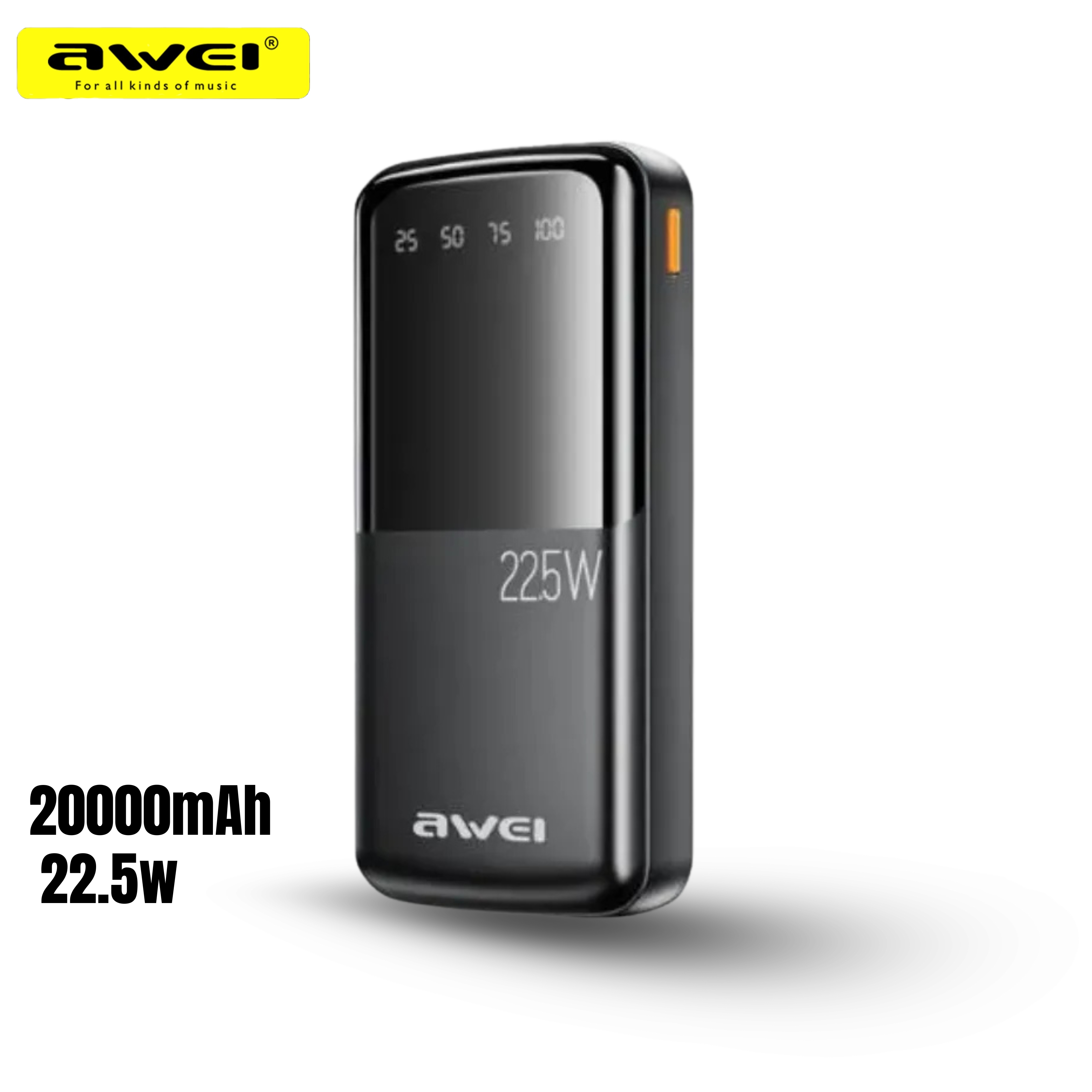 Awei P13K 20000mAh 22.5W Fast Charge Power Bank
